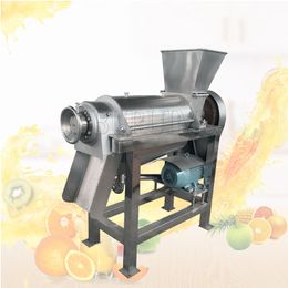 LEWIAO LZ-0.5 Commerciële appel-spiraalbreker Juicer Extractor Fruitproductielijn Verwerkingsmachine met wielen Koude pers voor sinaasappel