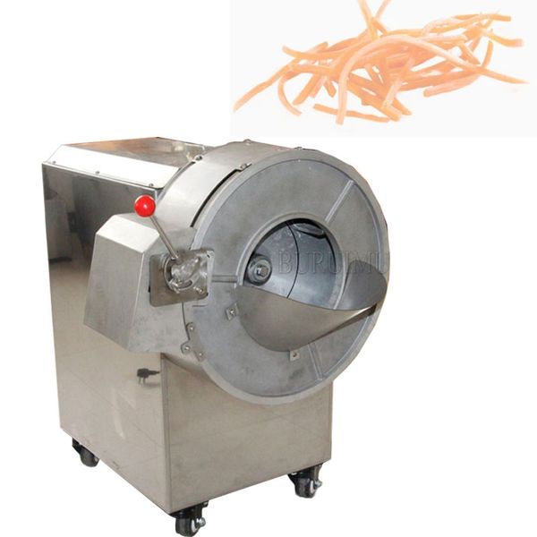 LEWIAO Machine de découpe automatique multifonctionnelle Déchiqueteuse électrique commerciale Déchiqueteur de pommes de terre Carotte Gingembre Trancheuse Coupe-légumes