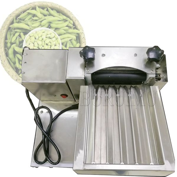 LEWIAO Machine à éplucher Edamame semi-automatique Machine à éplucher les haricots de soja vert Machine à enlever les coquilles Edamame