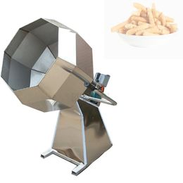 LEWIAO Rvs Achthoekige Chips Smaak Mixer Snack Voedsel Popcorn Kruiden Coating Smaakstof Machine Drum Mengen Apparatuur