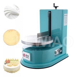 Machine de revêtement de propagation de crème de gâteau d'anniversaire de table de LEWIAO pour le pain de glaçage
