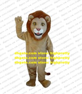 Costume de mascotte sur le thème des animaux Lewis le Lion, tenue de personnage de dessin animé pour adultes, célébration annuelle, exposition éducative, zz7692