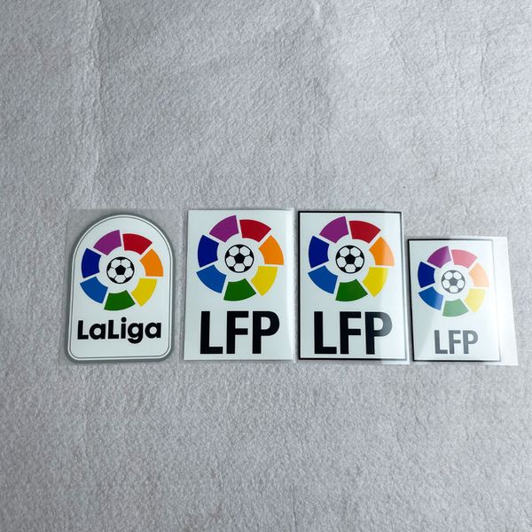 LFP La Liga Patch Jersey Patch Transfert de chaleur Trempage sur les matériaux plastiques