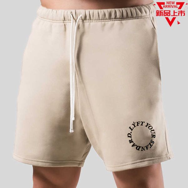 Lfyt Deportes Ocio Fitness Shorts Brother Verano Suelto Marca De Moda Estampado De 5 Puntos para Hombres