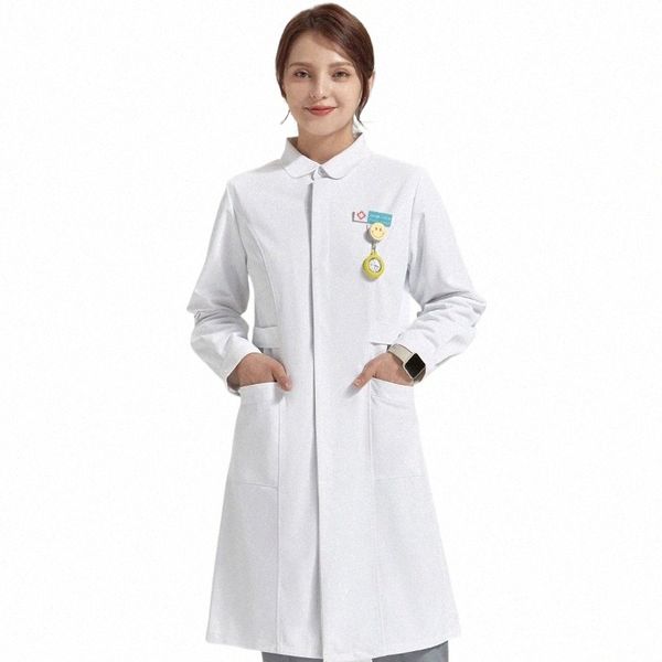 LG Infirmière Scrubs Dr Healthcare Tunique Blanc pour les femmes Vitalité Esthéticienne Uniforme de travail dans le style Nursing Dres 802-RBSDG u4xj #