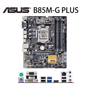 Placa base para juegos LGA 1150 Asus B85M-G PLUS, 32GB DDR3 PCI-E 3,0 USB3.0, placa base Intel B85 con overlocking, CPU 1150 i3 i5 i7