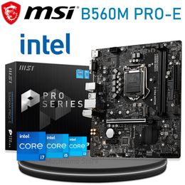 Carte mère LGA 1200 MSI B560M PRO-E 64 go PCI-E 4.0 M.2 SSD surverrouillage VGA USB3.2 bureau Intel B560 placa-me 1200 Micro ATX