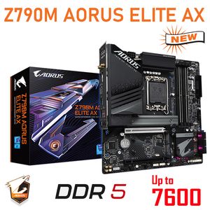 Carte mère LGA 1700 Gigabyte Z790M AORUS ELITE AX Prise en charge de la carte mère DDR5 Intel 12e 13e génération Core i3 i5 i7 i9 CPU 128 Go M.2