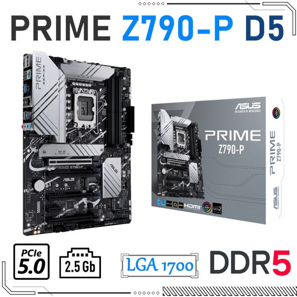 LGA 1700 carte mère Z790 prend en charge 12th 13th LGA 1700 processeur i3 i5 i7 i9 PRIME Z790-P DDR5 carte mère M.2 PCIe 5.0 RGB ATX nouveau