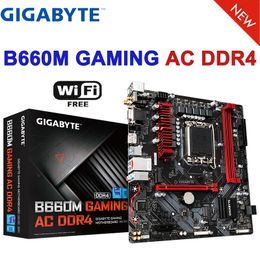 LGA1700 Gigabyte B660M Gaming AC DDR4 Motherboard ondersteunt 12 generatie Intel CPU 5333 (O.C.) 64G PCI-E 4.0 Game Nieuw mainboard