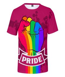 LGBT 3D T-shirt Femmes Gay Pride Shirt Lesbian Rainbow Tshirt Funny Tshirt 90s Graphic Love Is Love Top Tee Femme Lgbtq Clothes5915295
