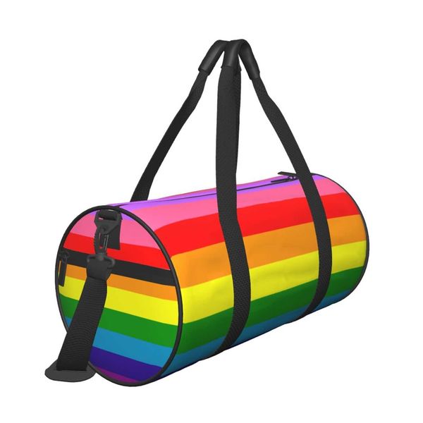 LGBT Grand Sac De Voyage 45 cm Sacs Polochons Casual Grands Sacs De Sport Designer Fitness Sac Hip Hop Sac À Main Femmes Épaule Sacs À Main De Luxe Modes