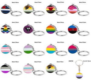 LGBT Pride-sleutelhanger Transgender Gender Fluid Aromantic Genderqueer Panseksueel Biseksueel Aseksueel Niet-binair Lippenstift Lesbisch6765508