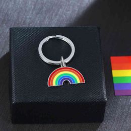 LGBT Rainbow Clouds beste vriend sleutelhangers sleutelhangers vrouw meisjes handtas auto sleutelhanger sleutelhanger gay trots lesbische sieraden