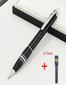 LGP Luxury pen Black Resin Mechanical Pencil Office Classic briefpapier met serienummer en hervulling5863713