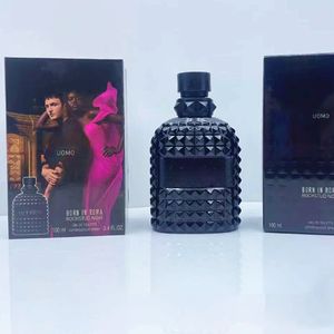 Marque UOMO Rockstud Noir 100ml Parfum homme EDT Born In Roma Yellow Dream Woman Fragarance Floral Spray EDP Intense Odeur Top Qualité Fast Ship