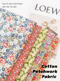 Libbty 100% pur tissu cotton 40s comme liberty tissu numérique imprime pour coudre robes de tissu jupe conception de conception de tissu d'été 240328