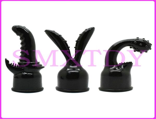 Libo AV Rod Vibrator Accessoires Magic Wand Attachement 3 PCS MASSAGER MASSAGER CAP SEXET TOUET SECT