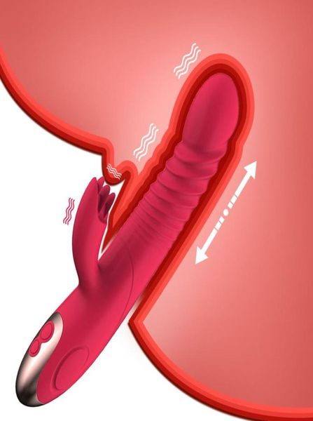 LIBO langue télescopique léchage gode vibrateurs jouets sexuels oraux pour femmes masseur Vaginal GSpot stimulateur de Clitoris Sex Shop Y200228686906