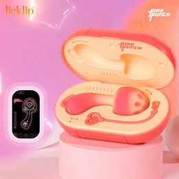 LICKLIP champignon coucher de soleil vibrateur amour oeuf APP télécommande portable vibrateurs pour femmes Gspot Clitoris cadeau Sex Toy 240202