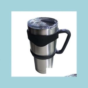 Tasses de couvercle Drinkware Interrupteur de glissement transparent en plastique ER pour 20 tasses de bière de voitures de 30 oz