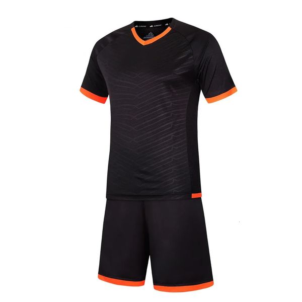 Kits de football pour enfants Lidong Boys Soccer sets Jersey Uniforms Futbol Training Costumes en polyester à manches à manches courtes en polyester respirant240417