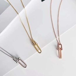 Lies Designer Jewelry Collier en argent sterling avec fermoir en bambou en forme de U pour femme, multi-usages, haut de gamme, cadeau pour petite amie