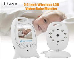 Lieve VB601 Video sans fil moniteur bébé moniteur de couleur Caméra de sécurité à une vision nocturne de la température de la LED infrarouge et 8 berceau8986640