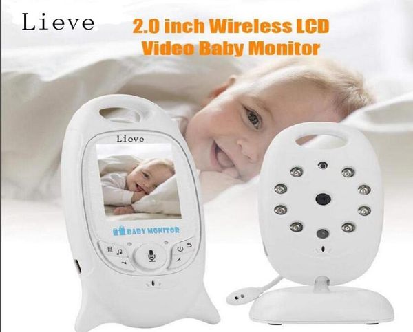 Lieve VB601 Video inalámbrico Monitor de bebé Cámara de seguridad del color de la visión nocturna Visión nocturna Monitoreo de temperatura LED y 8 Lullaby8986640