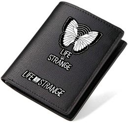 Portefeuille Life is Strange, sac à main What If, sac à argent Photo, jeu de papillons, portefeuille en cuir, porte-monnaie imprimé
