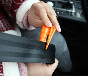 Levensreddende hamer Noodreddingshulpmiddel Auto-accessoires Veiligheidsgordel Raambreukhulpmiddel Veiligheidsglasbreker Mini-sleutelhangerhamer