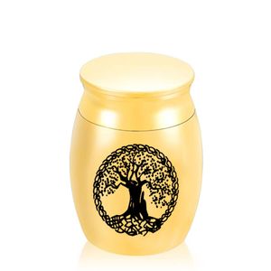 Life Tree Mini Cremation Urns Funeral Urn voor Ashes Houder Kleine Keepsake 30 x 40 mm