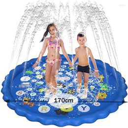 Gilet de sauvetage bouée 120/170CM enfants jouent tapis d'eau en plein air Gameoy été Spay piscine saupoudrer Splash natation jouets