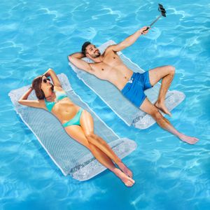 Gilet de sauvetage bouée 2021 nouvelle eau hamac table inclinable flottant matelas de natation mer anneau de natation piscine fête jouet salon lit pour la natation HKD230703