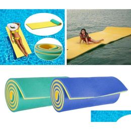 Bouée de sauvetage 2021 Tapis de flotteur de piscine Tapis de mousse flottant en mousse Couverture de natation en rivière Matelas Sports Coussin de jeu amusant5282399 Drop Deliver Dh5Cf