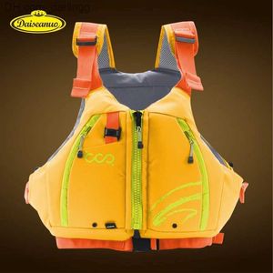 Boya de chaleco salvavidas para adultos y niños kayak life chaquetas certificadas por ES ISO 12402-5 para snorkel a los niños asistidos Seguridad Vestsq240412