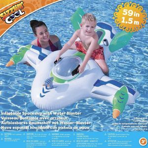 Life Vest Buoy Kinderen Water Jet Fighter opblaasbare Mount Baby Spaceship Water zwevende luchtkussen Zwemring Zuigerij Bloemende bed T221214