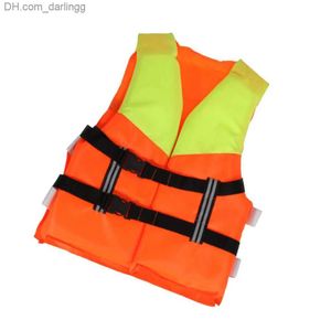 Viette de vie BUOY Childrens Veste de sauvetage Professional Childrens Veste de sauvetage flexible Set Airon Rowing Safety Protection Orange Skiingq240412