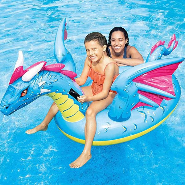 Chaleco salvavidas Boya Dragón Paseo en la piscina para niños Flotador Juguetes de dinosaurios inflables Anillo de verano Diversión en el agua Fiesta Pterosaurio Aprender a nadar Flotadores T221214