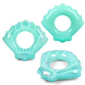 Chaleco salvavidas boya flotador anillo de natación flotador inflable concha inflable anillo de natación con lentejuelas natación 67 juguete inflable bebé J230424