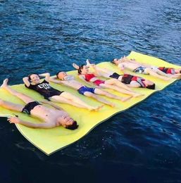 Life Vest Boei opvouwbaar drijvend water vlotter ligstoel opblaasbaar zwembadmat