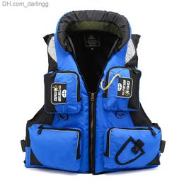 Life chaleco boya fx l-xxl Vida profesional Vest Pescado Poliéster Saféze de adultos Survival Survival Vest Swimming Rowing Driftingq240412