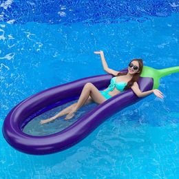 Gilet de sauvetage bouée aubergine gonflable chaise longue Flamingo natation flotteur piscine flotteur pour adulte tube radeau enfant natation anneau été eau jouet T221214