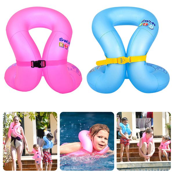 Gilet de sauvetage bouée gonflable flottant natation bras anneaux pour enfants adultes anneau eau jouet maillot de bain bouée de sauvetage 230713