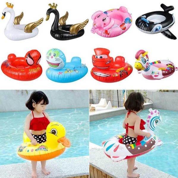 Chaleco salvavidas Boya inflable para 05Y con asa Pato amarillo Flotador Asiento Natación para bebés 44 Círculo de natación Piscina Bañera J230424