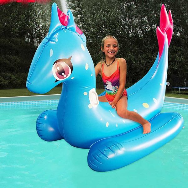 Chaleco salvavidas Boya Inflable Piscina Flotador para niños Adultos Paseo en dinosaurio Dragón Splash Piscina Balsa Verano Natación Fila flotante Fiesta en la playa Juguetes T221214