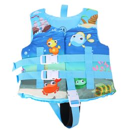 Life Vest Buoy Kinderen Zwemmen Cartoon Dieren Print Flotage Jacket met afsluitbare gespen voor meisjes jongens 2 8 jaar 23082222