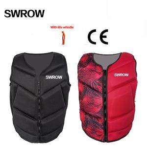 Zwemvest Boei Neopreen reddingsvest het vissen vest water jas sport volwassen kinderen zwemvest kleding zwemmen schaatsen ski reddingsboten drijven 230603