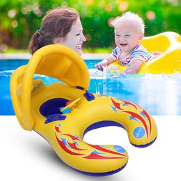 Life Vest Buoy Nieuwe aankomst Baby Zwemring Babystoel Ringen Raft Moeder en Kind Zwemcirkel AID Trainer Rings Dubbele zwemringen T221214