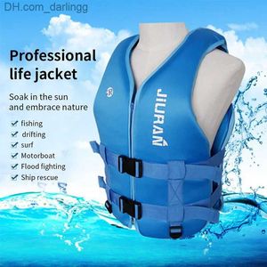 Viette de durée de vie Buoy Nouveau geson de sauvetage chloroprène en caoutchouc Safety Life Life Vest Water Sports Fishing Kayaking Natation Drifting Safety Vestq240412